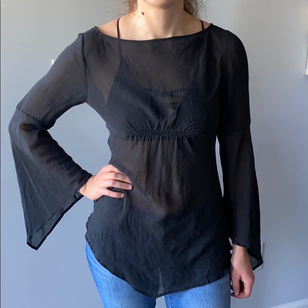Sheer blouse